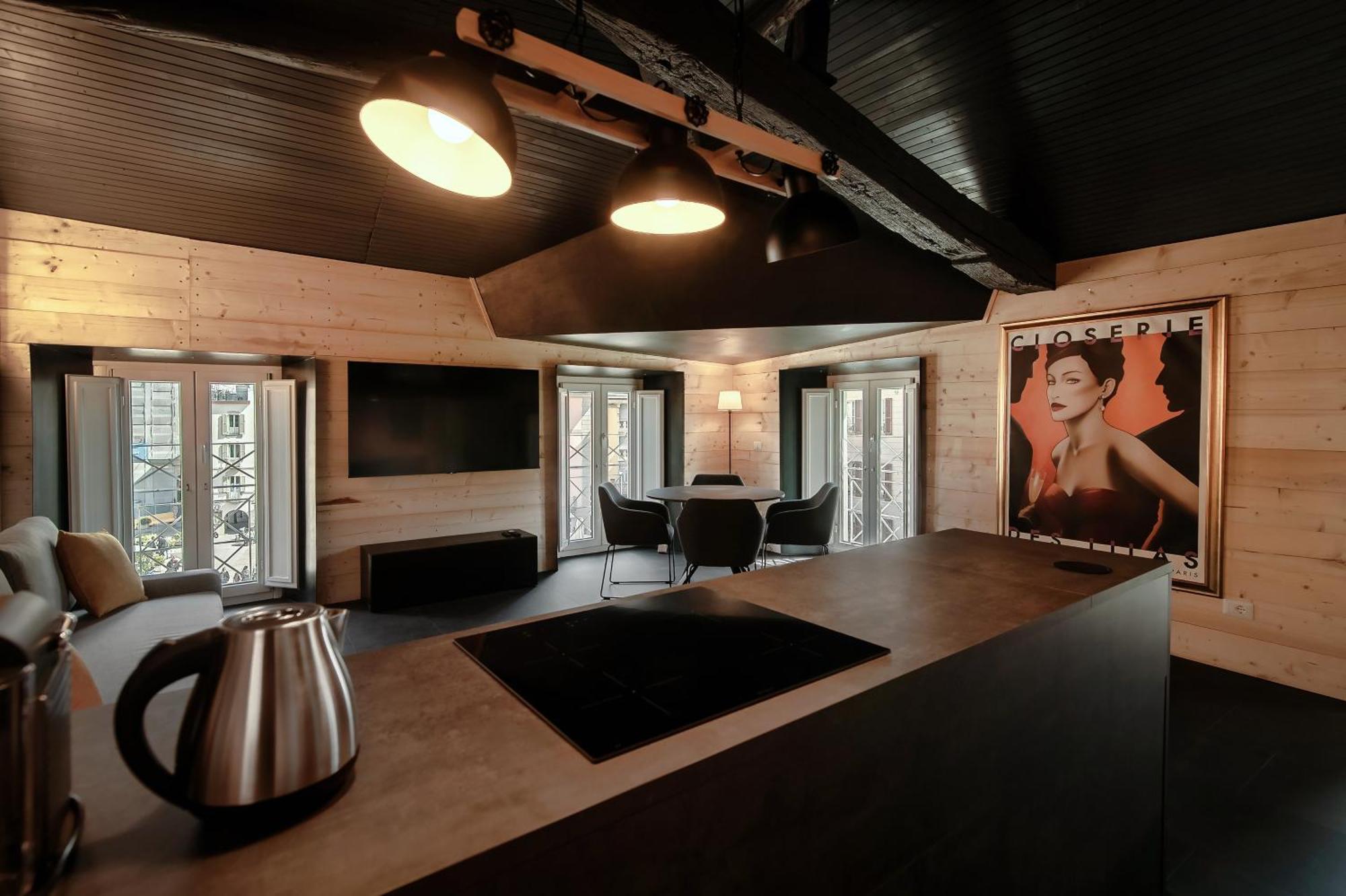Appartement Fitzgerald Building - The House Of Travelers à Côme Chambre photo